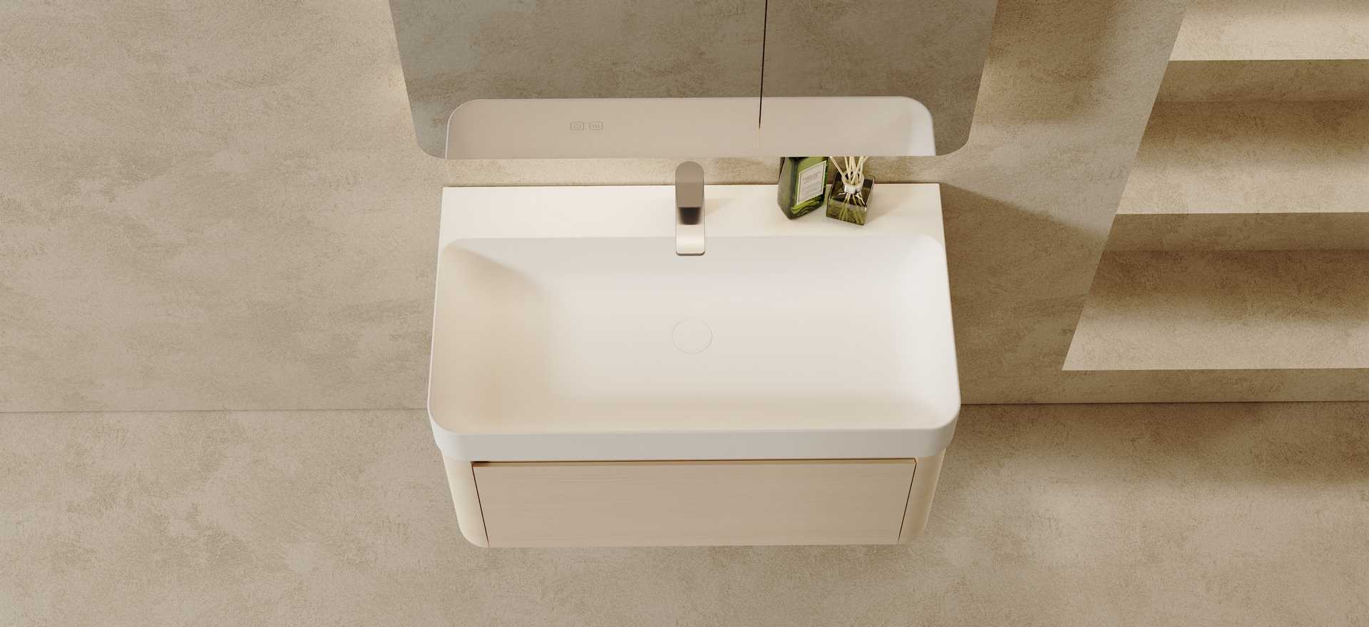 Multi-layer Solid Wood Bathroom Cabinet CPG-3383-2