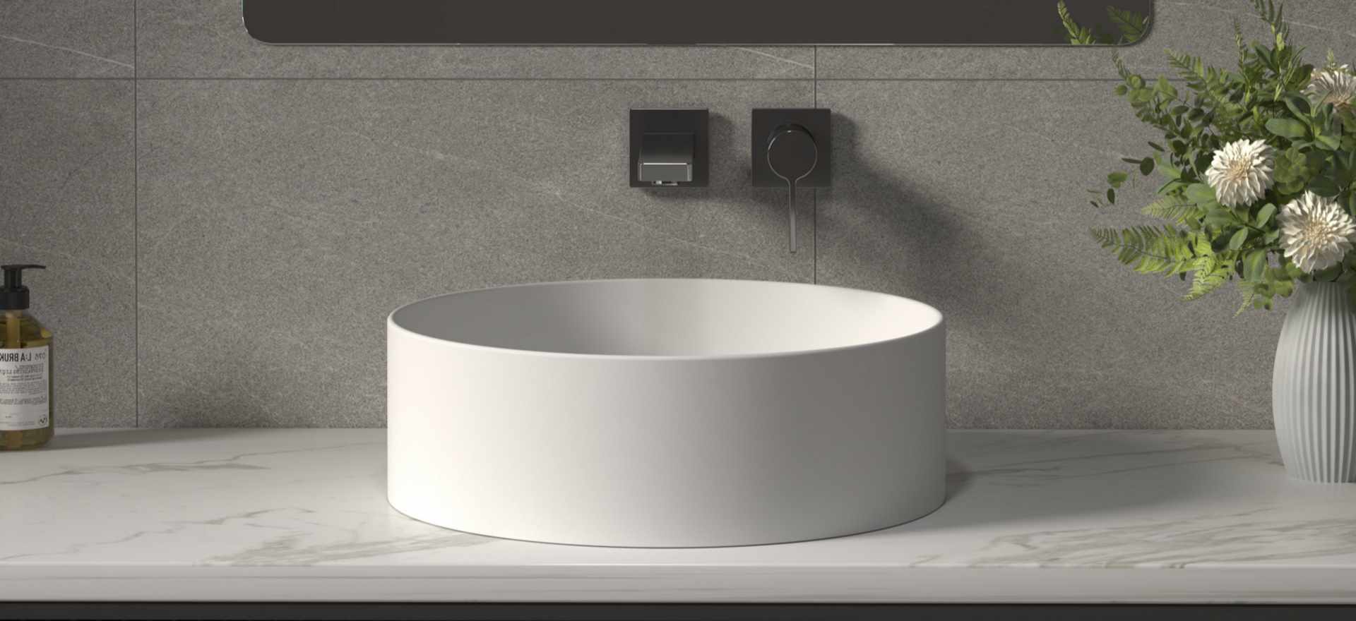Solid Surface Bathroom Basin CPG-2209-2