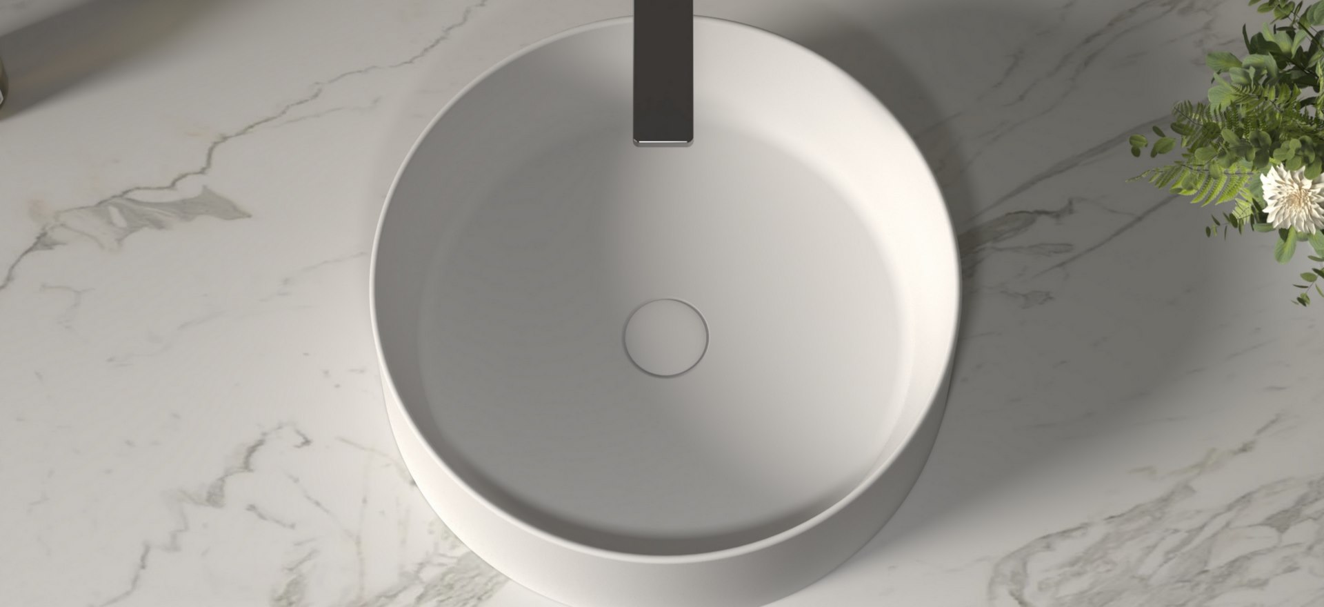 Solid Surface Bathroom Basin CPG-2209-3