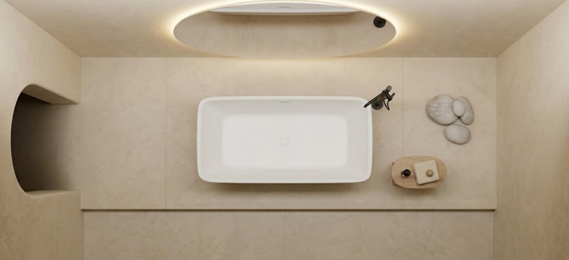 Solid Surface Bathtub CPG-8806-3