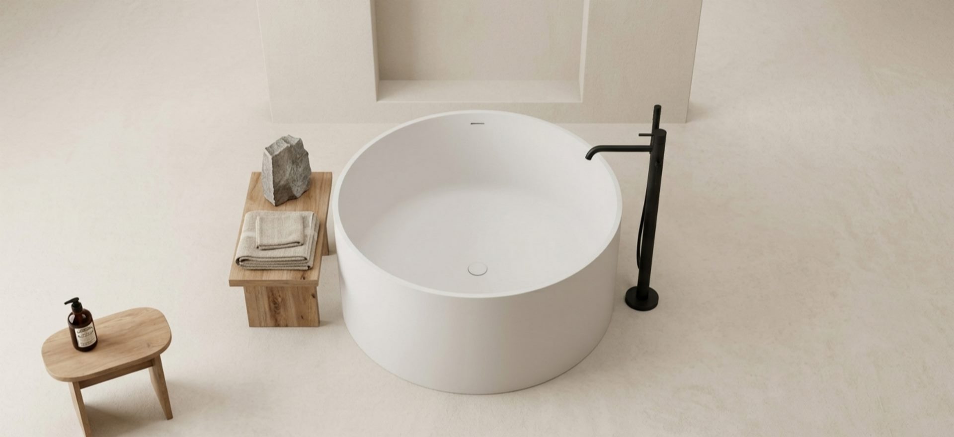 Solid Surface Bathtub CPG-8818-4
