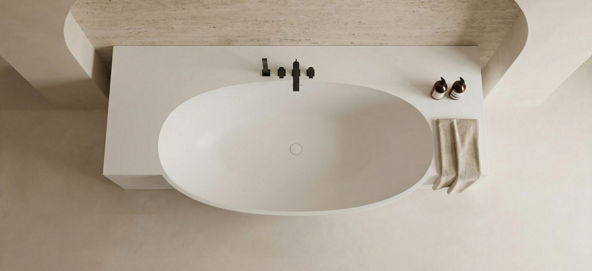 Solid Surface Bathtub CPG-8821-3