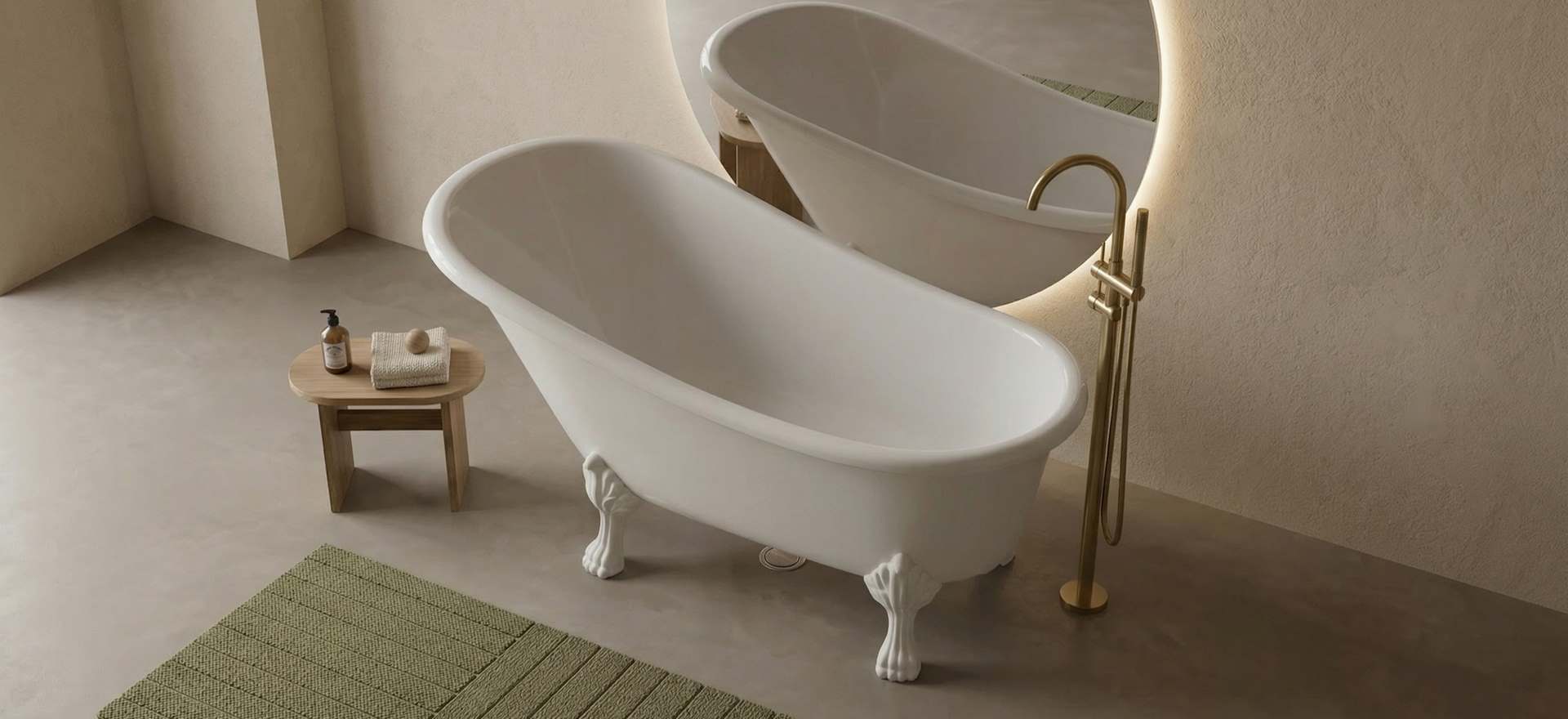 Solid Surface Bathtub CPG-8830-1