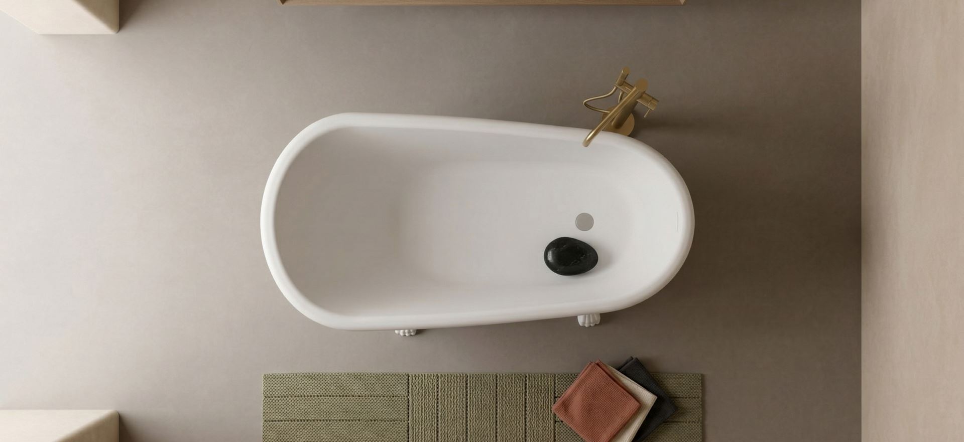 Solid Surface Bathtub CPG-8830-3