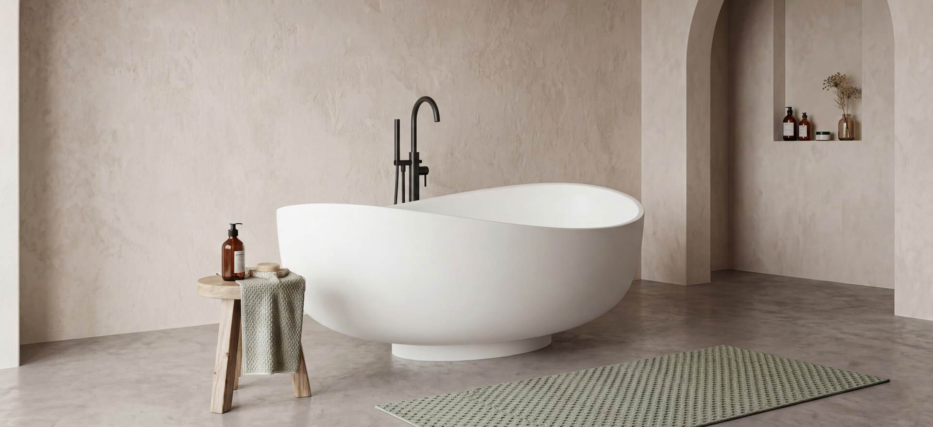 Solid Surface Bathtub CPG-8833-2