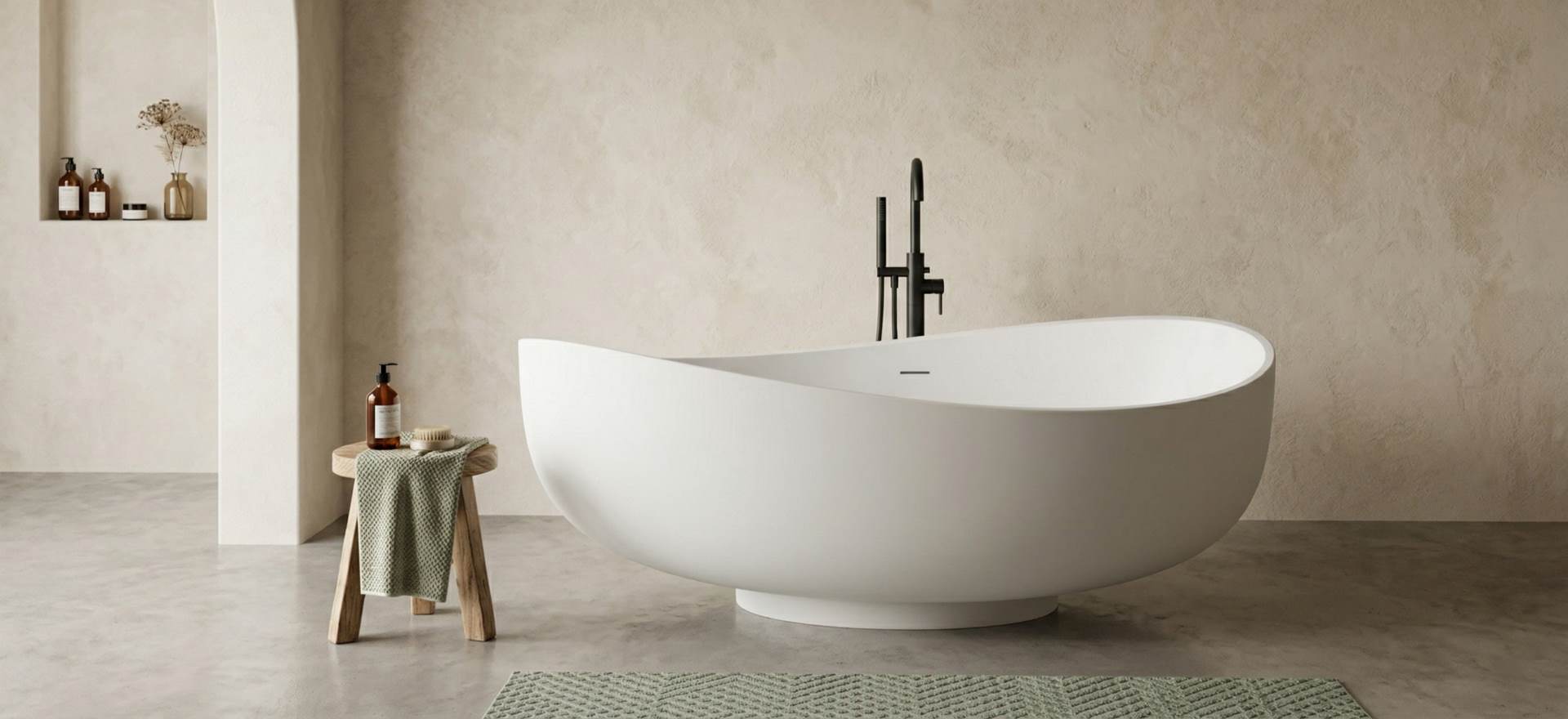Solid Surface Bathtub CPG-8833-3