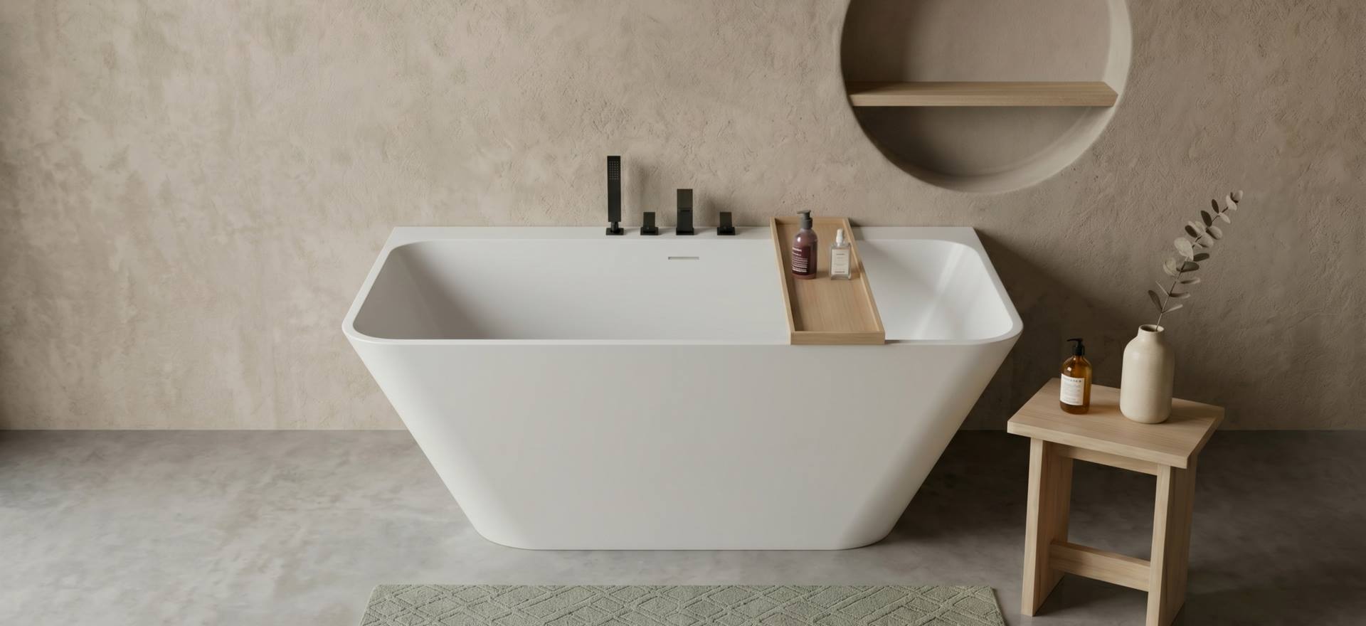 Solid Surface Bathtub CPG-8835-1