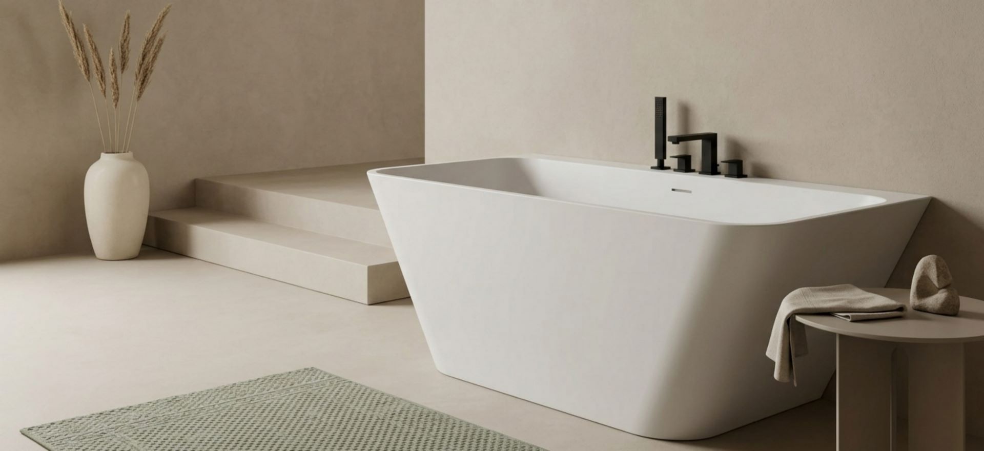 Solid Surface Bathtub CPG-8835-3