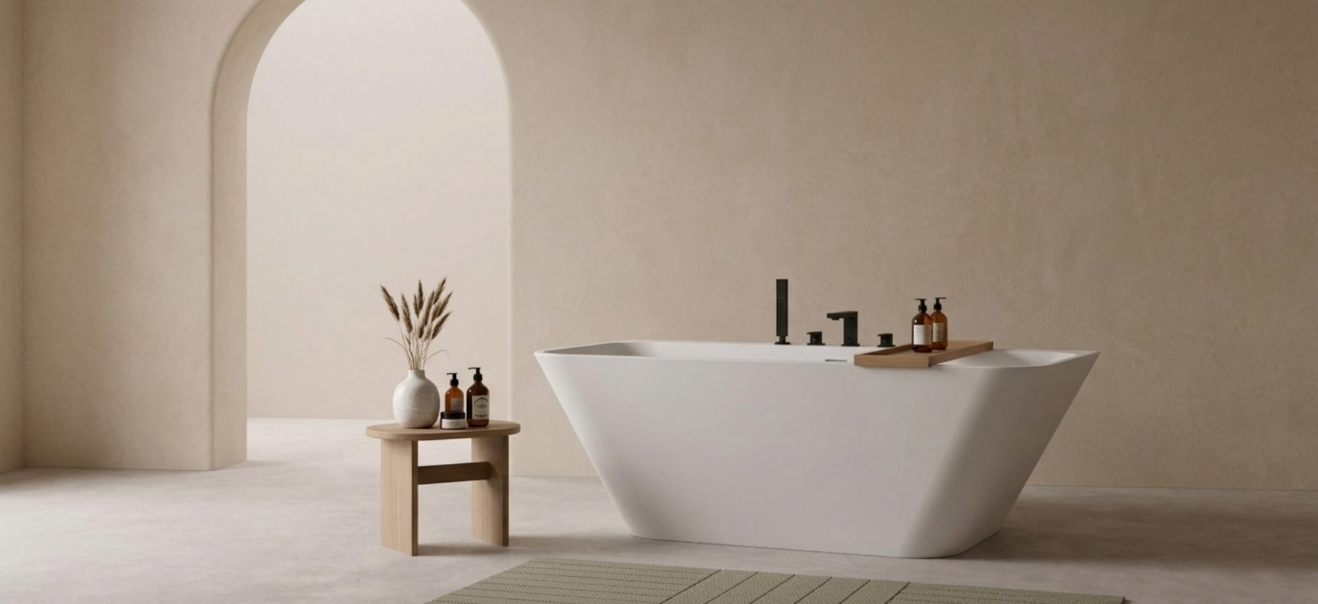 Solid Surface Bathtub CPG-8835-4