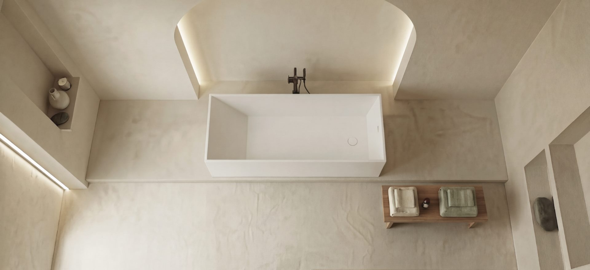 Solid Surface Bathtub CPG-8843-1