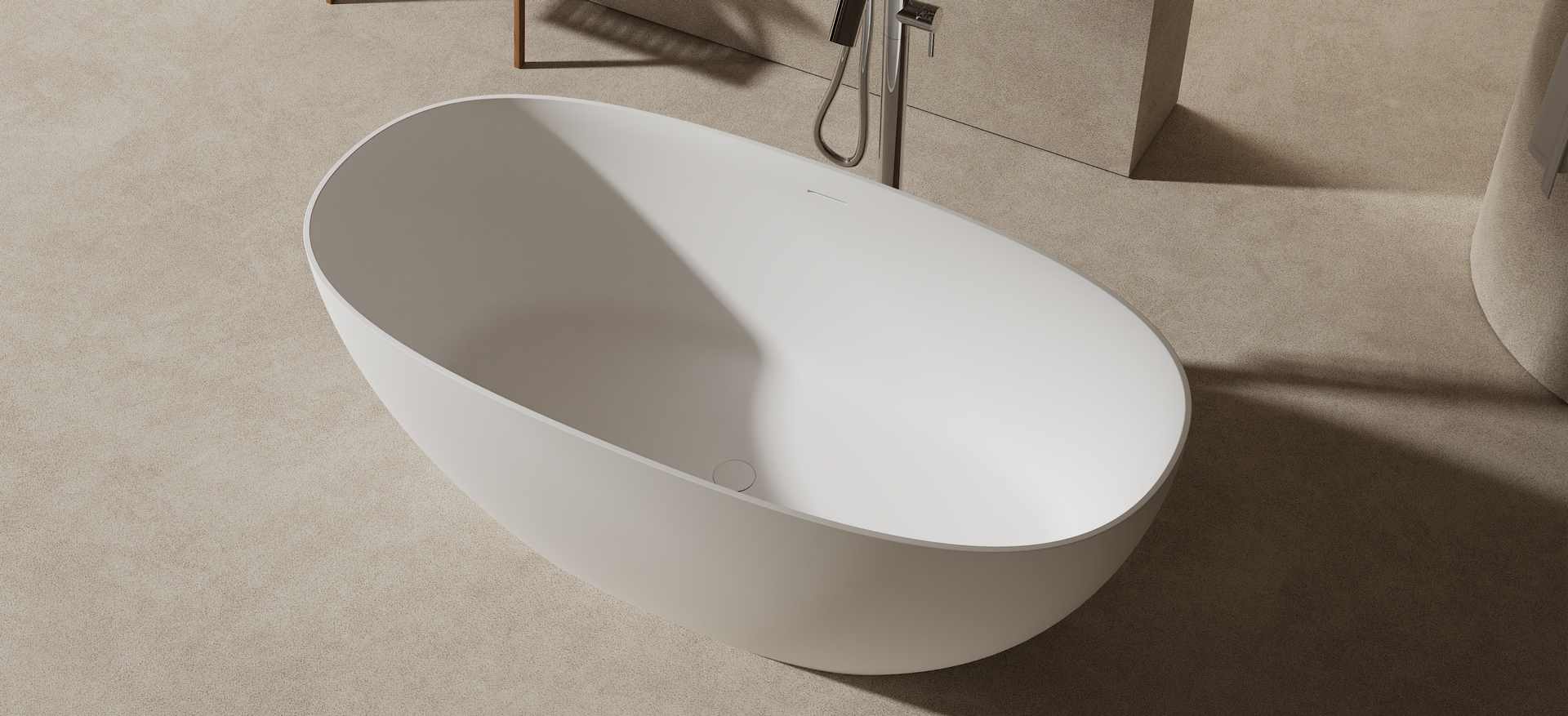 Solid Surface Bathtub CPG-8845-1