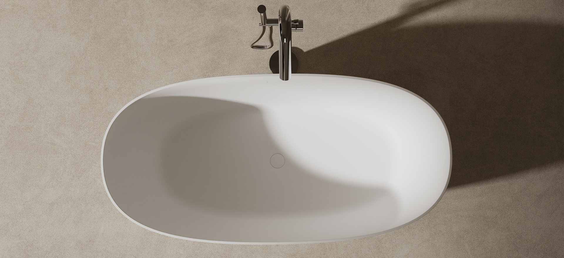 Solid Surface Bathtub CPG-8845-2