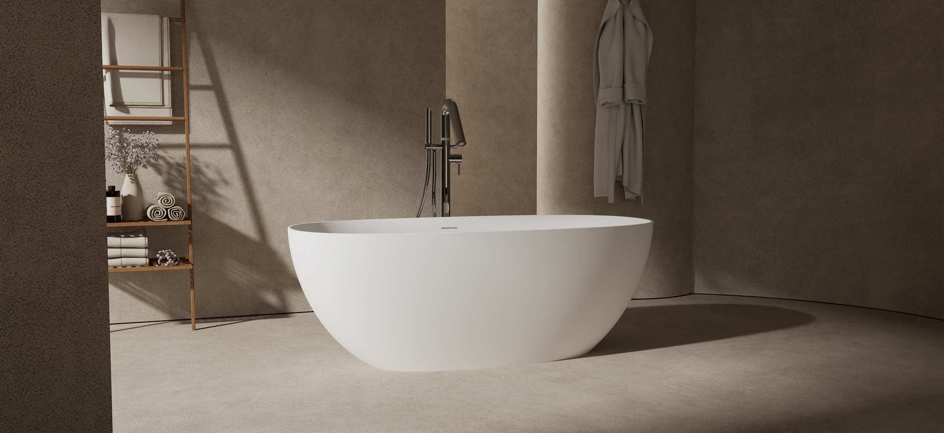 Solid Surface Bathtub CPG-8845-3