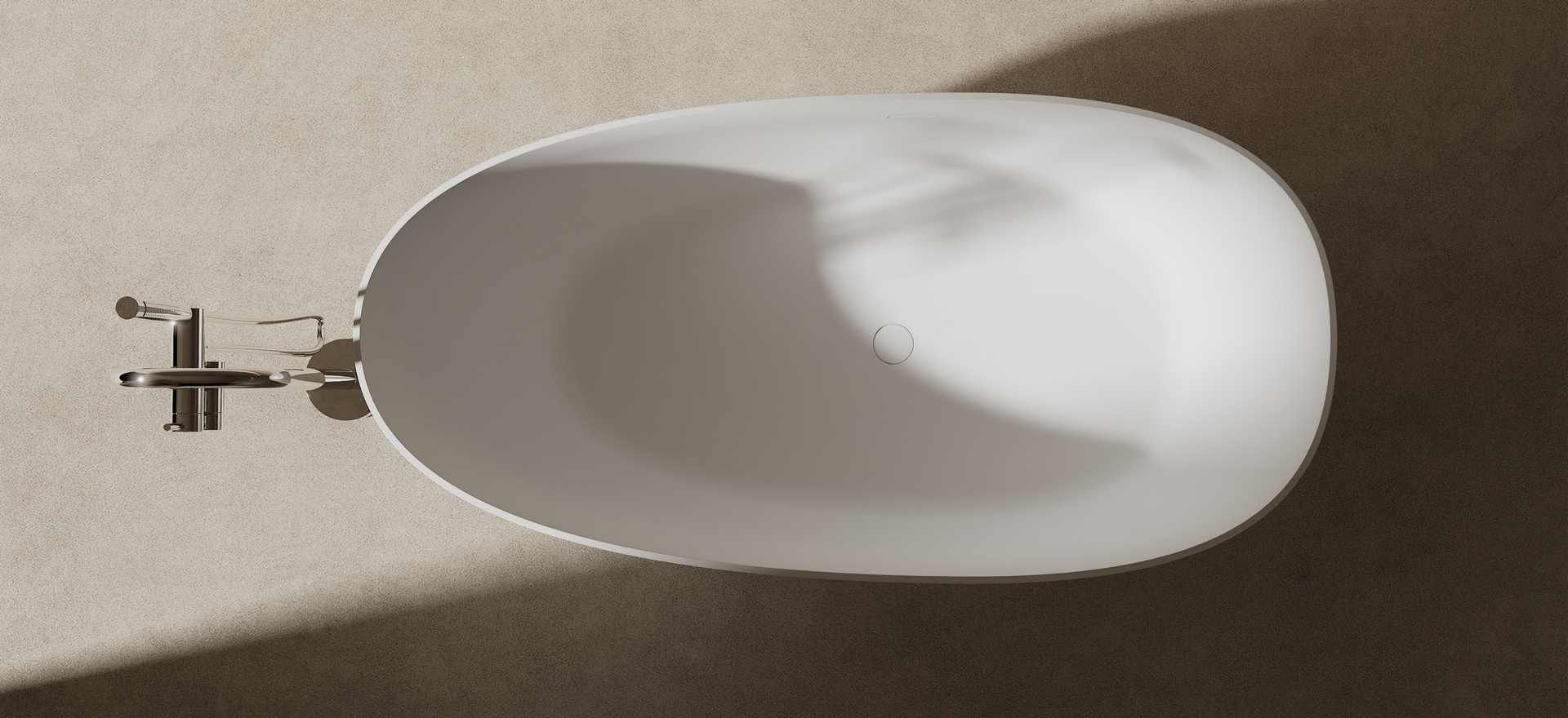 Solid Surface Bathtub CPG-8848-3