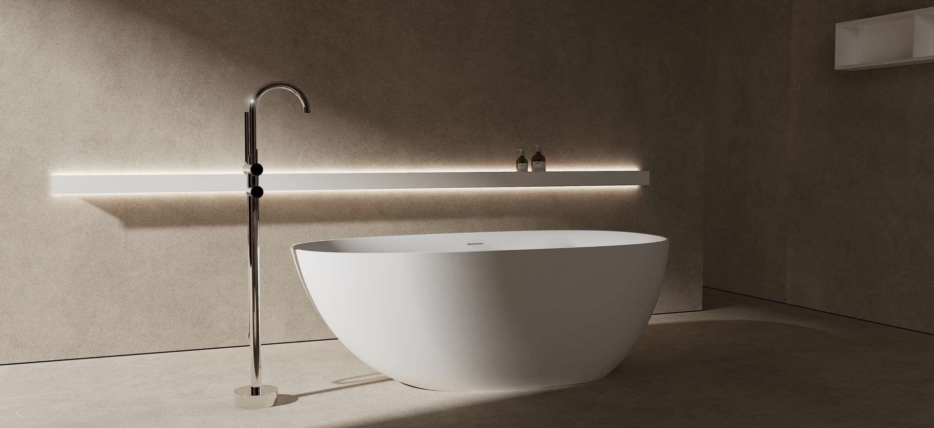 Solid Surface Bathtub CPG-8848-4