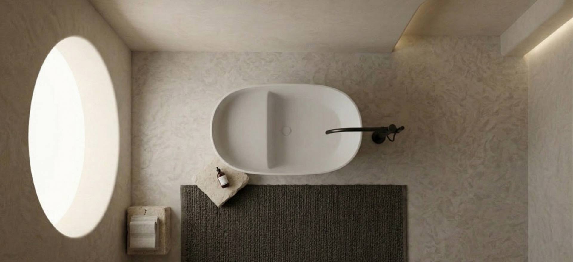 Solid Surface Bathtub CPG-8853A-2