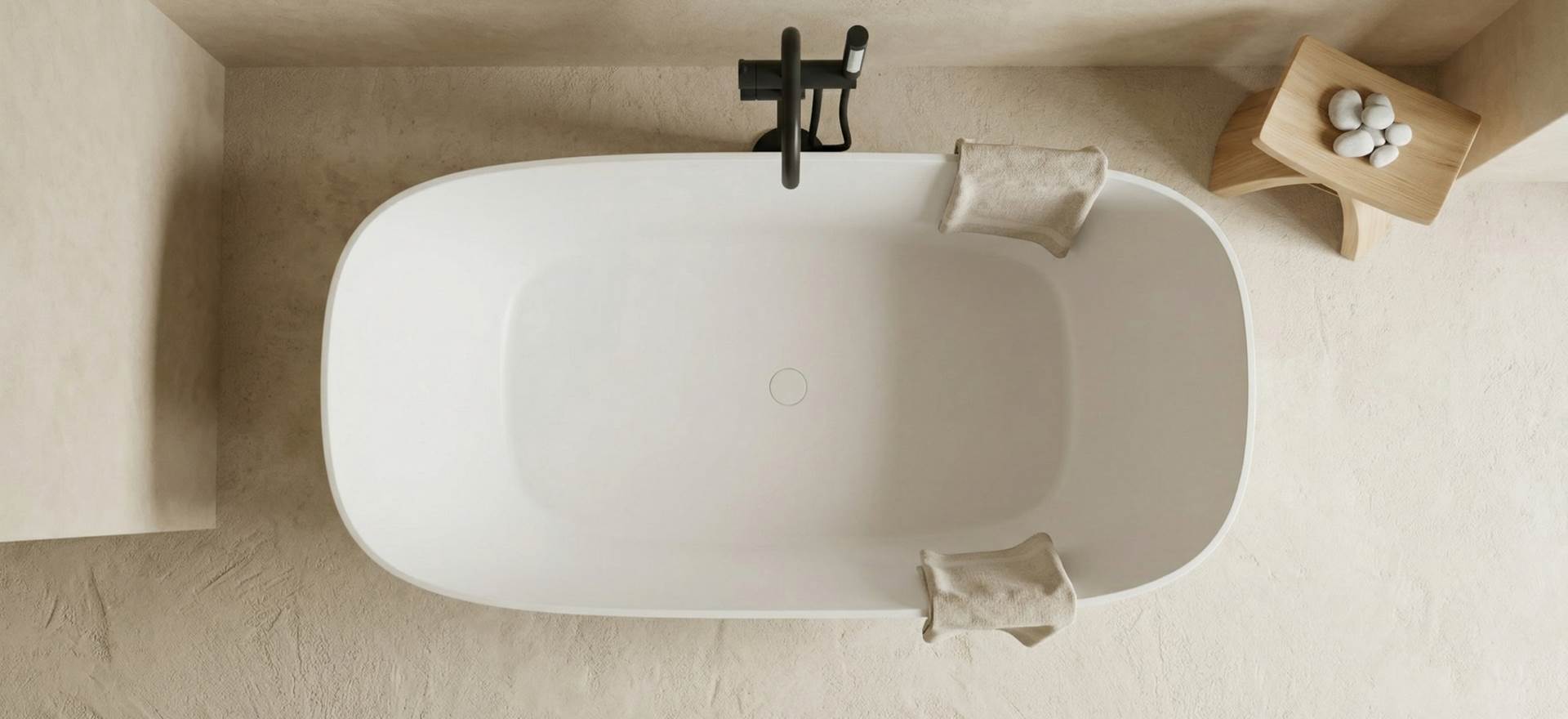 Solid Surface Bathtub CPG-8855-1