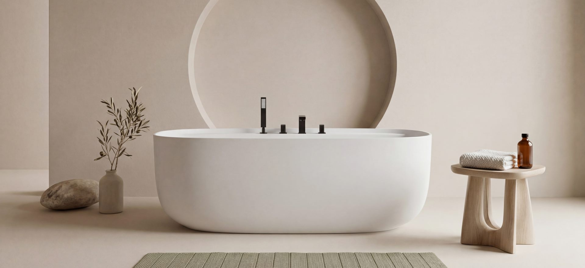 Solid Surface Bathtub CPG-8860-1