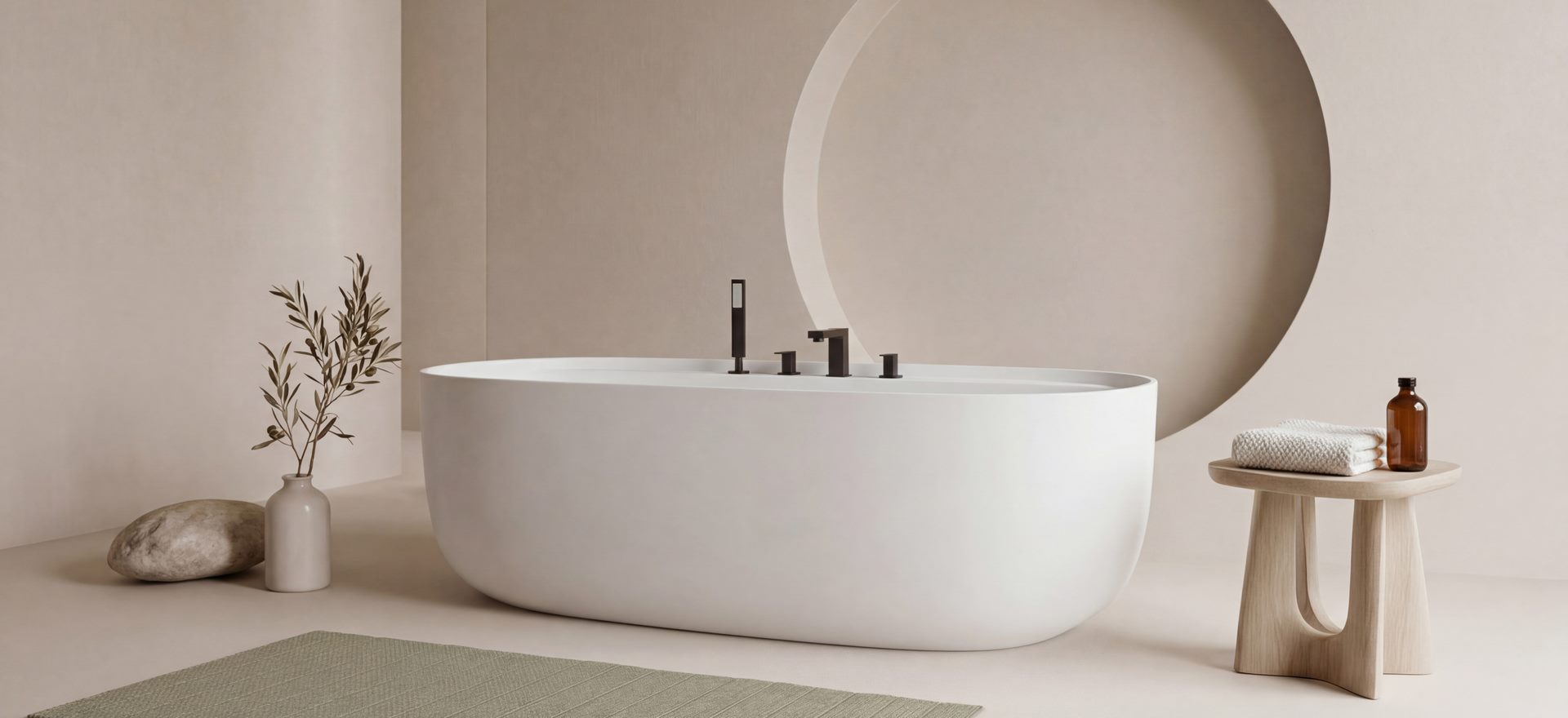 Solid Surface Bathtub CPG-8860-2