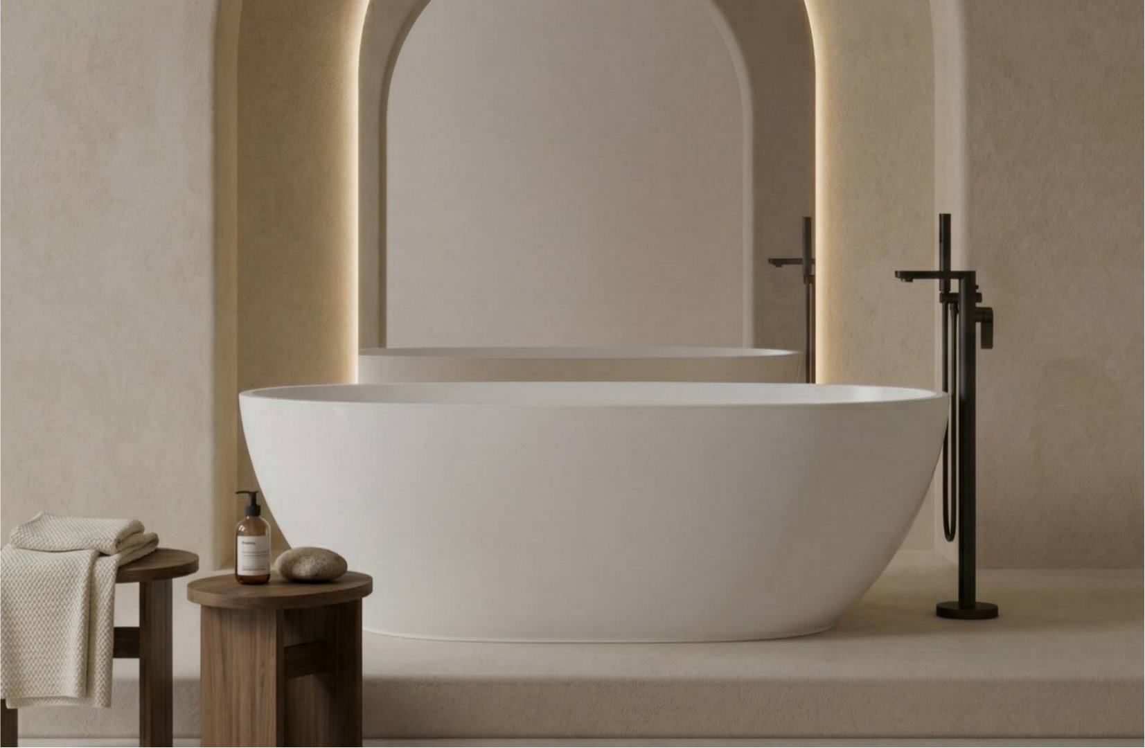 Solid Surface Bathtub Main Image CPG-8813