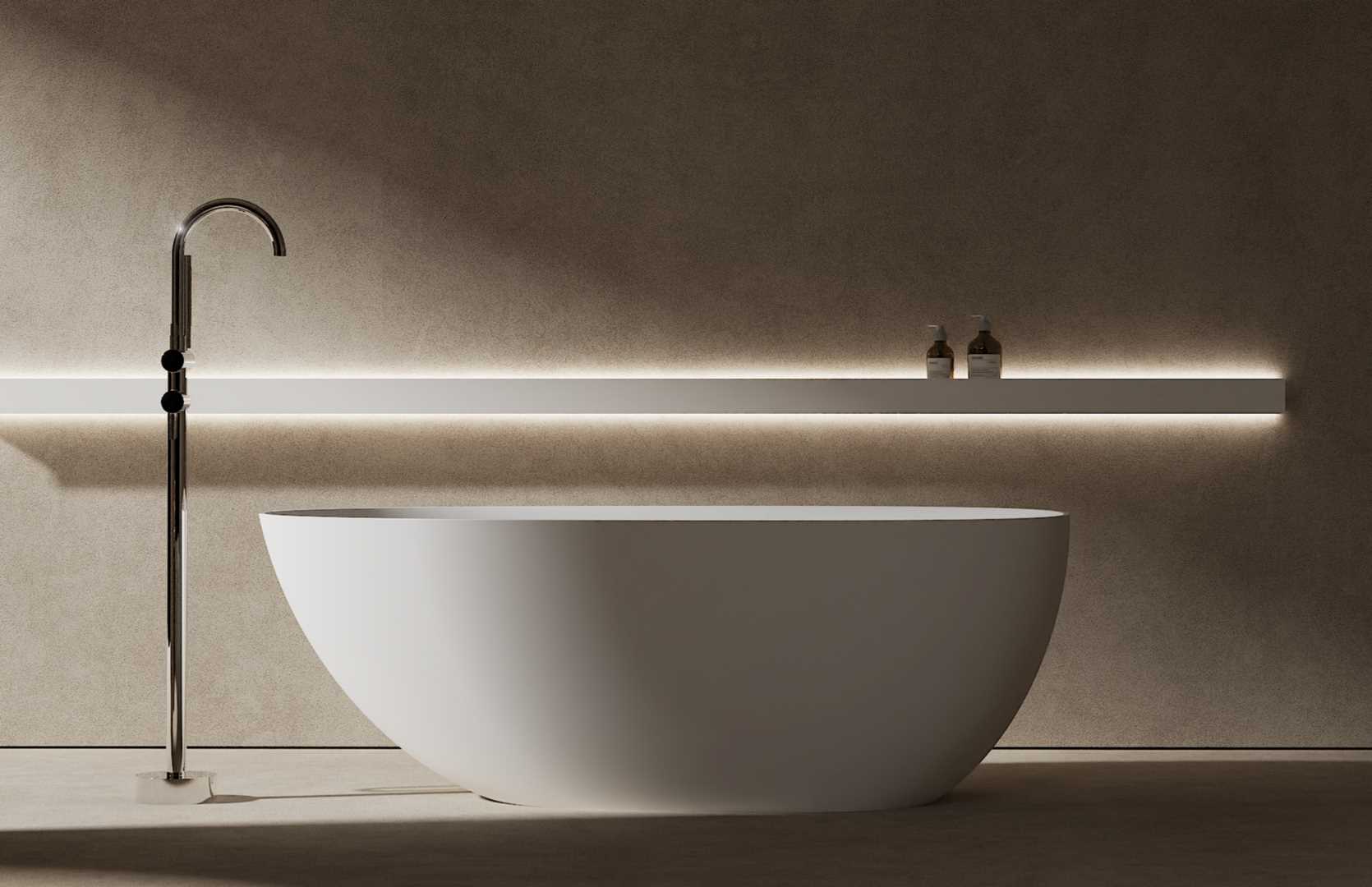 Solid Surface Bathtub Main Image CPG-8848