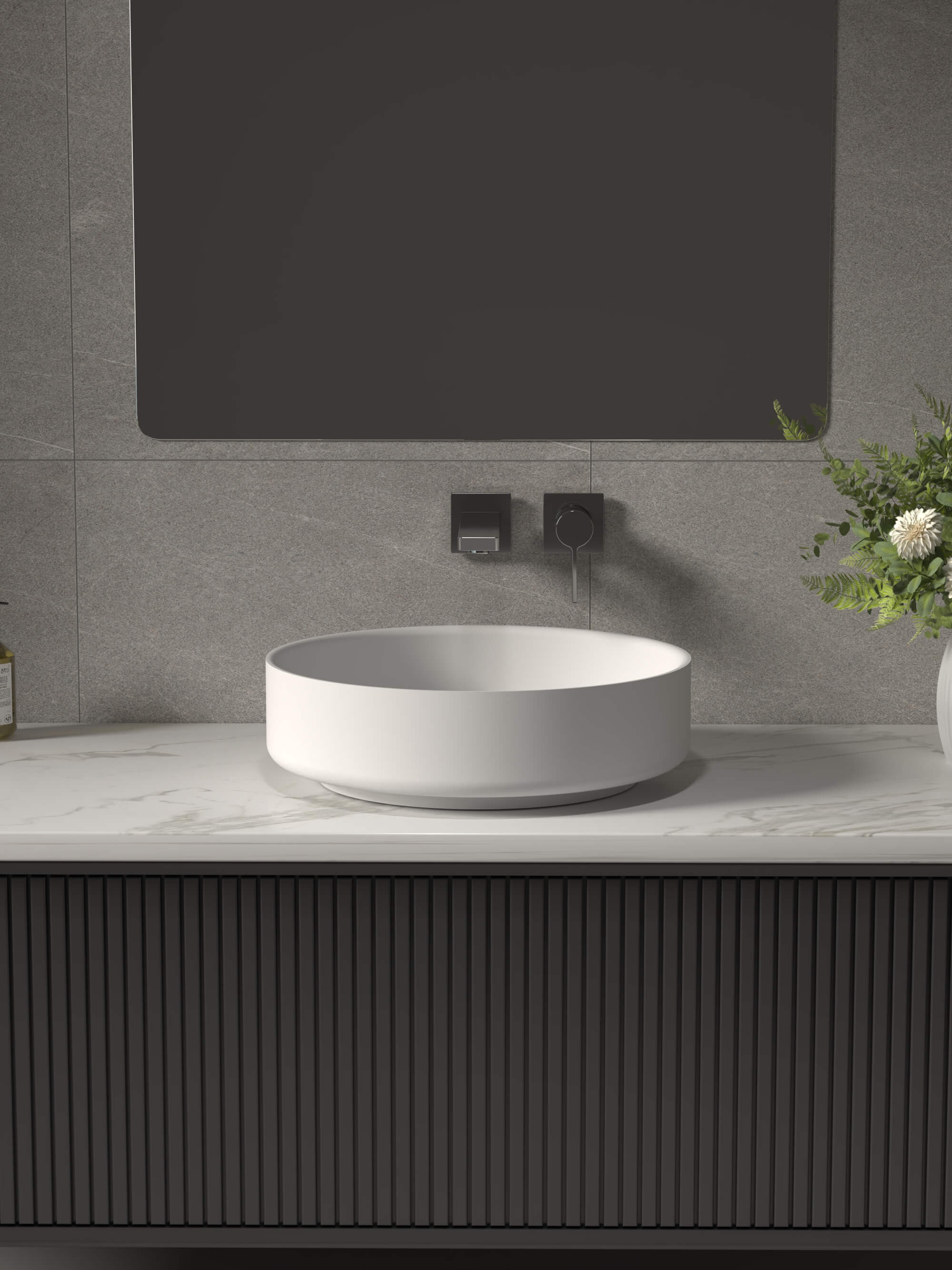 Solid Surface Countertop with Sink​​ CPG-2226 Front
