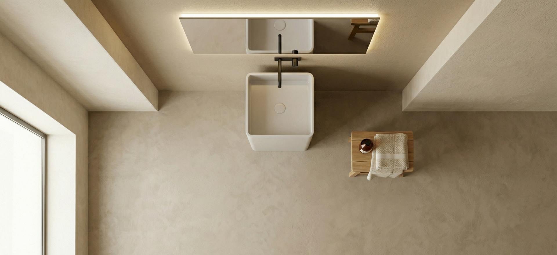 Solid Surface Pedestal Basin CPG-6601-3