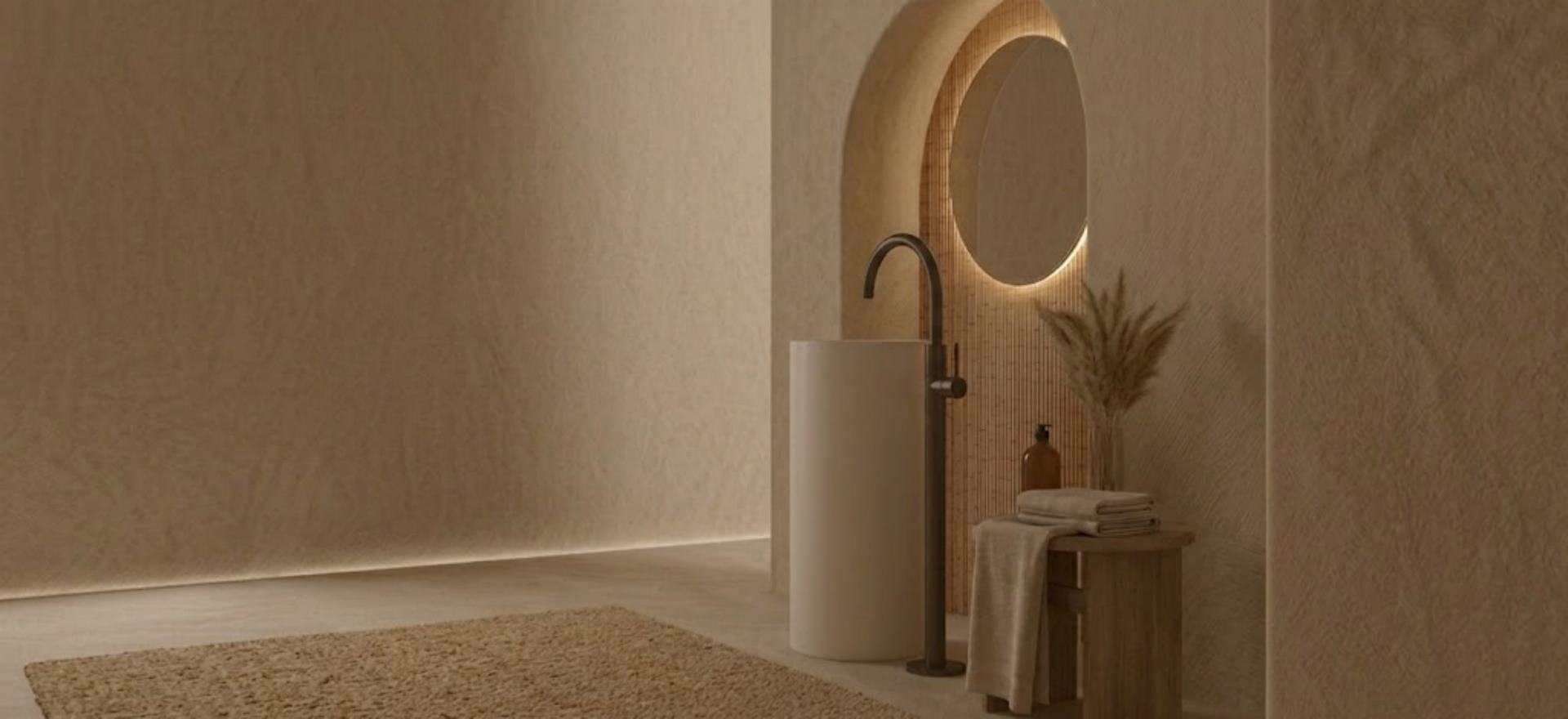 Solid Surface Pedestal Basin CPG-6602-2