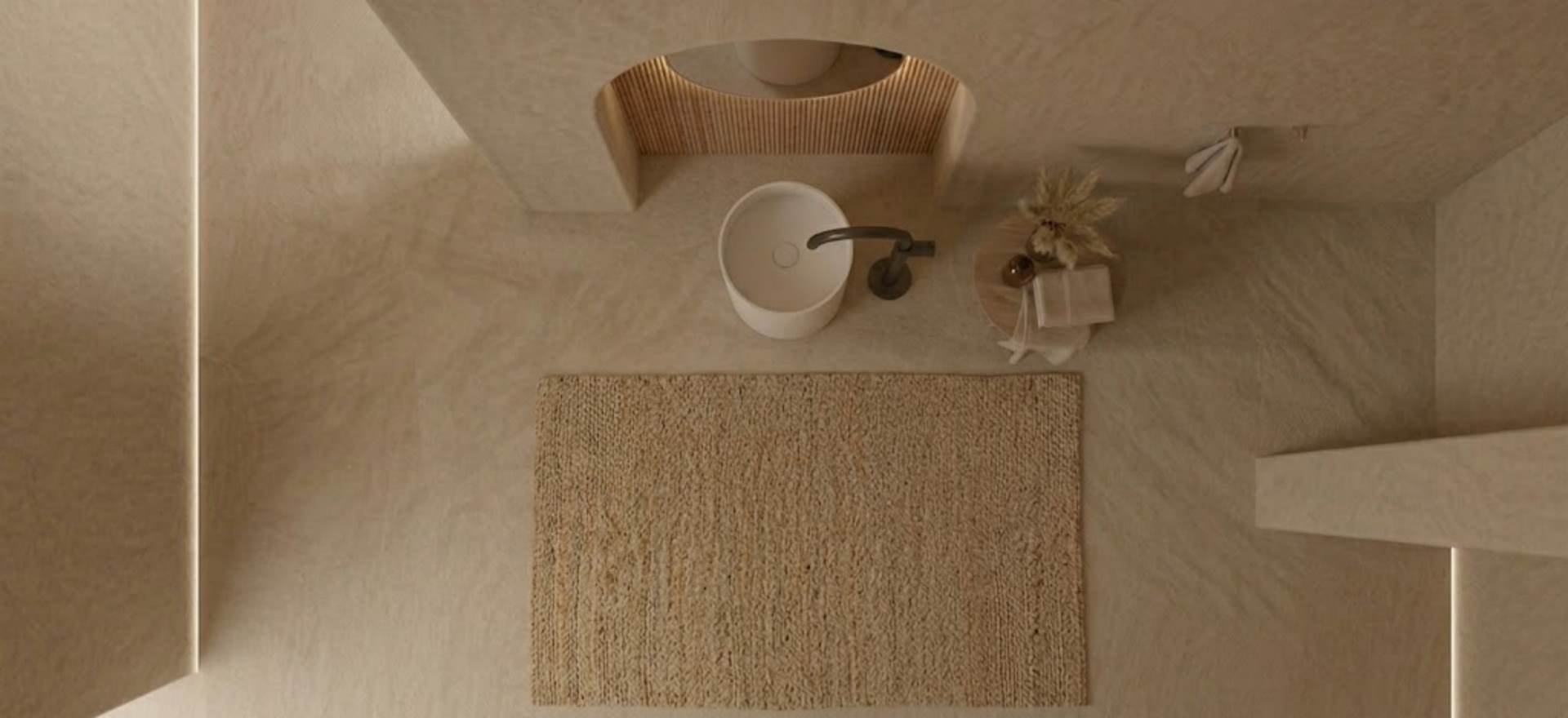 Solid Surface Pedestal Basin CPG-6602-3