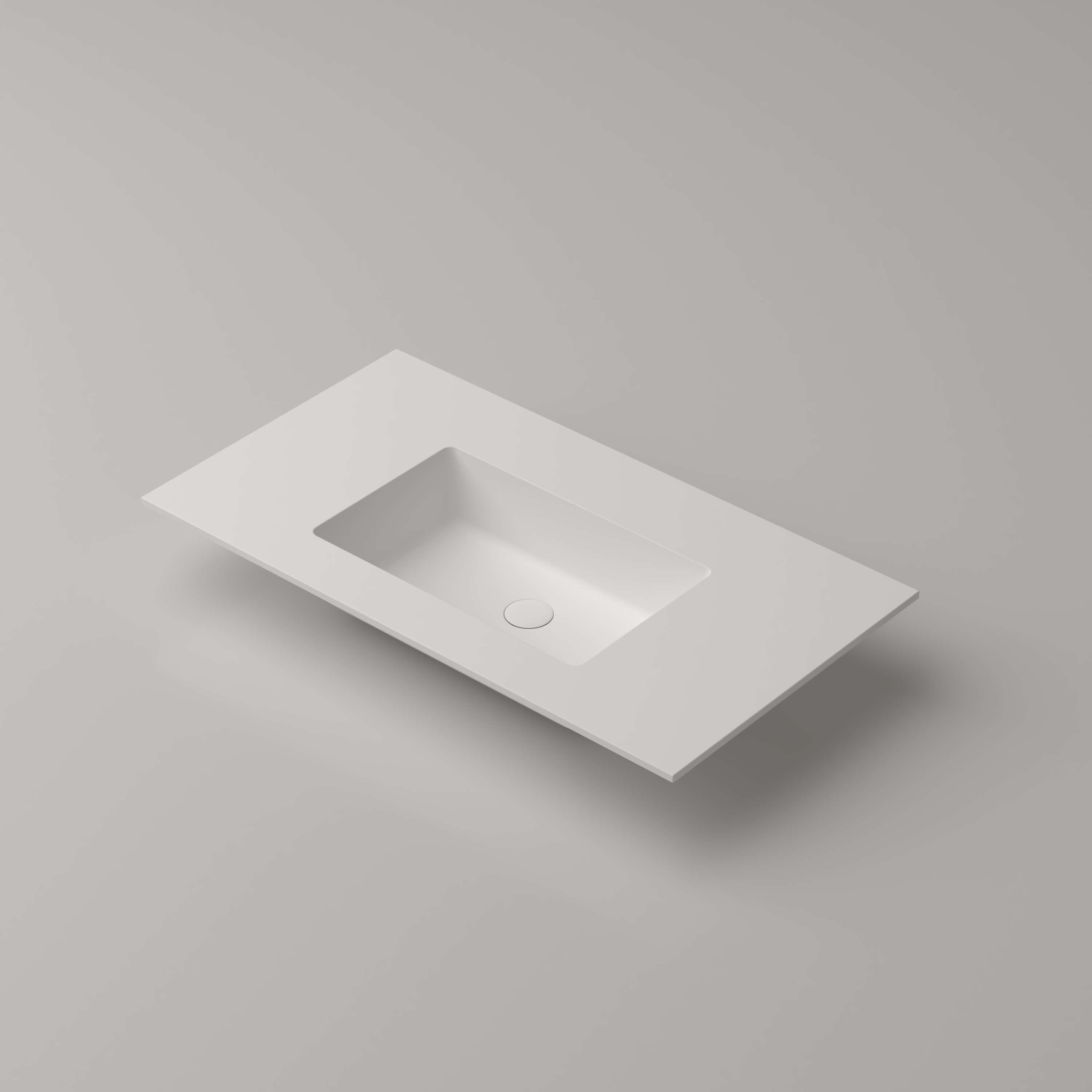 Solid Surface Sink Mounted Under Counter​​​ CPG-9611 right