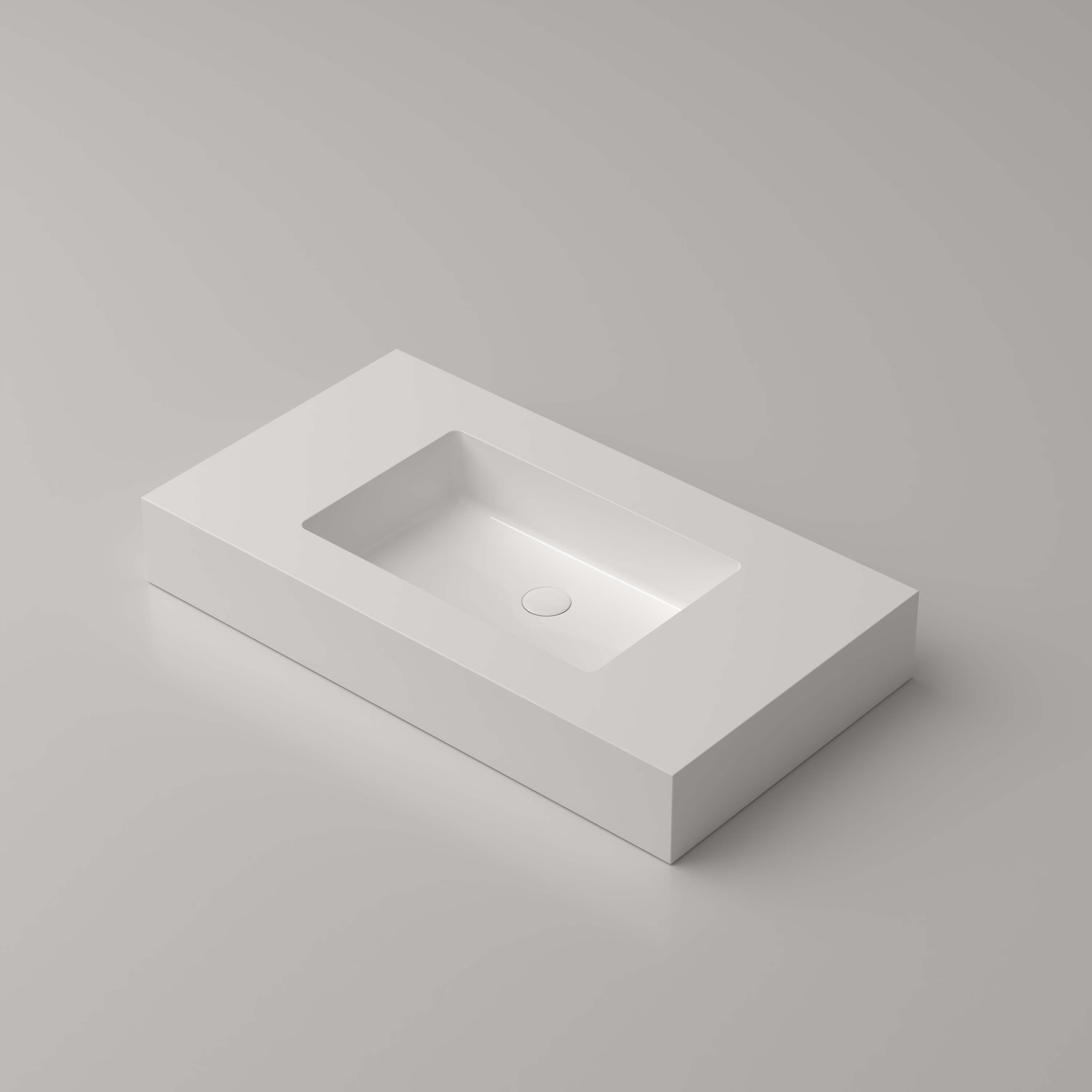 Solid Surface Sink Mounted Under Counter​​​ CPG-9611 with board