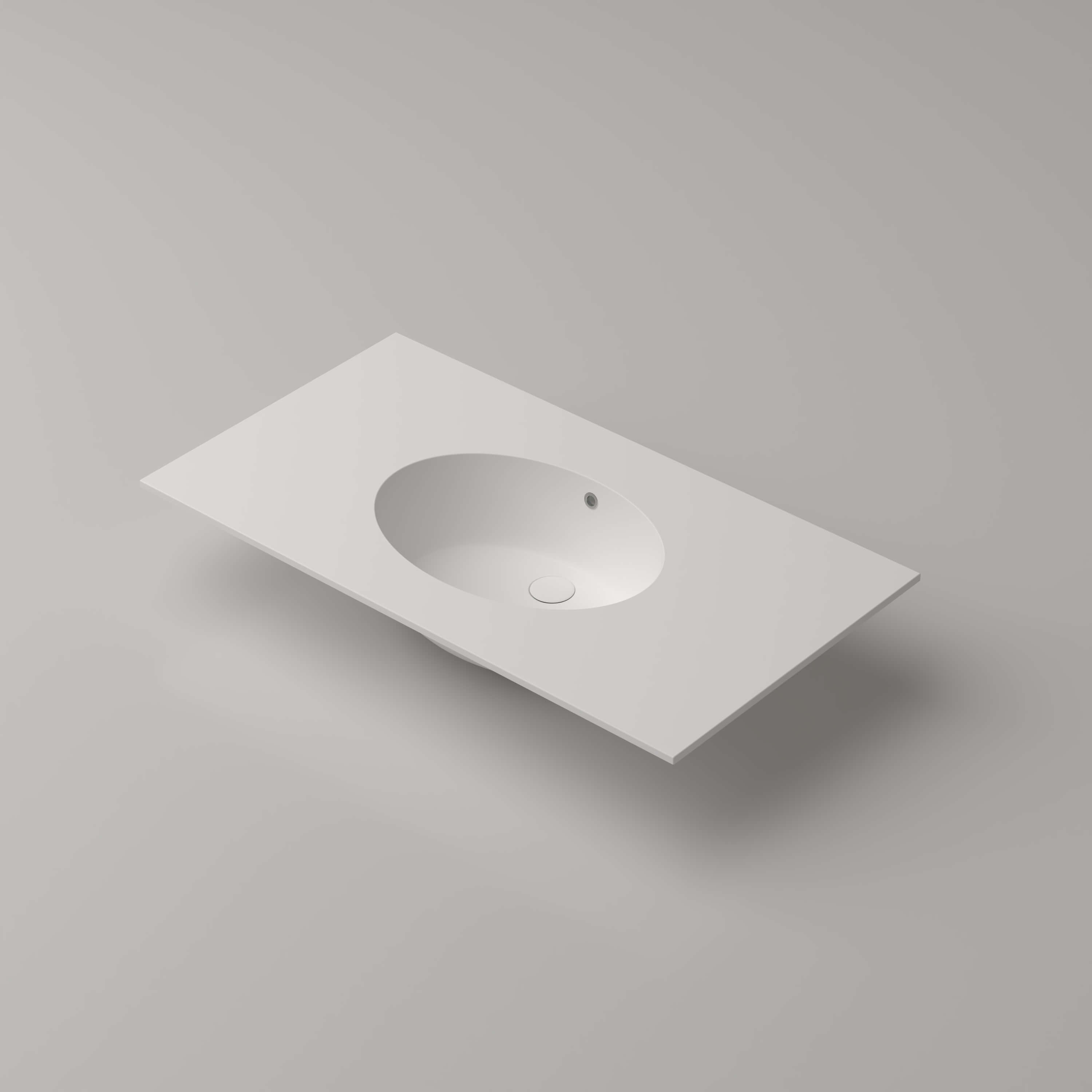 Solid Surface Under Counter Bathroom Sink​ CPG-9602 Right