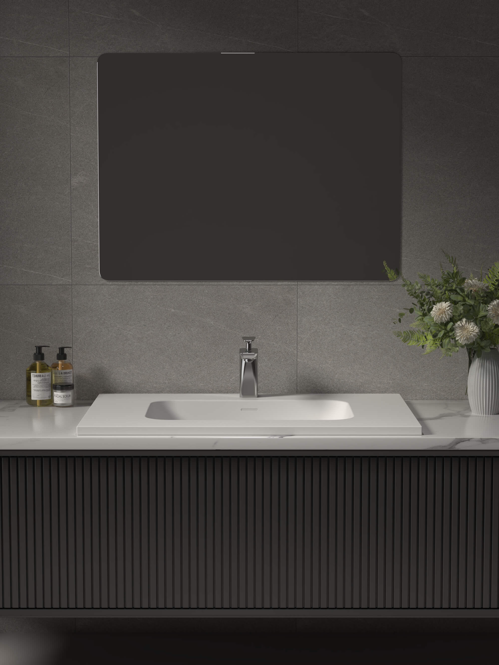 Solid Surface Under Counter Mounted Sink​​ CPG-9609 Front