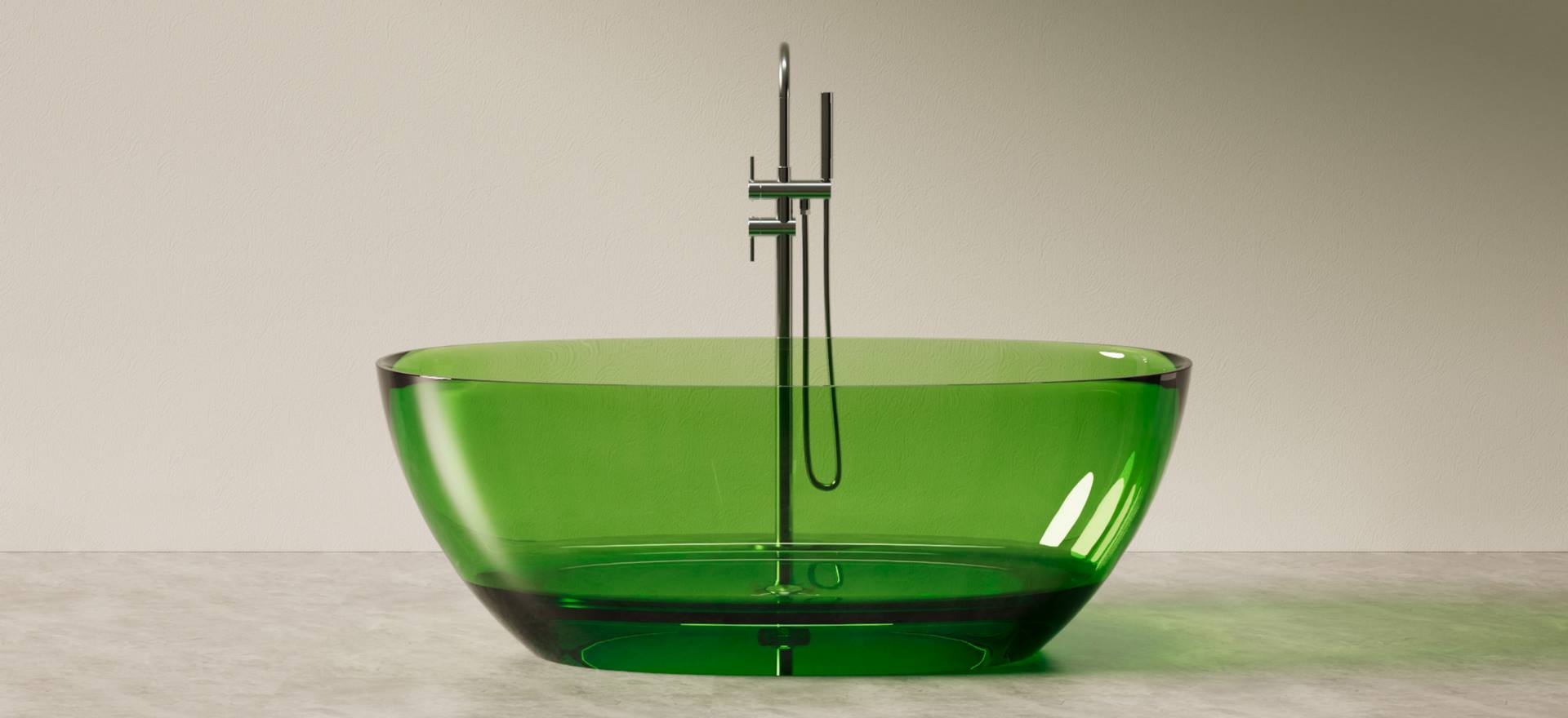 Translucent Resin Bathtub CPG-8801-1