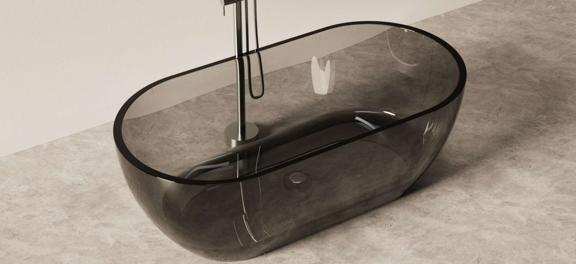 Translucent Resin Bathtub CPG-8810A-3