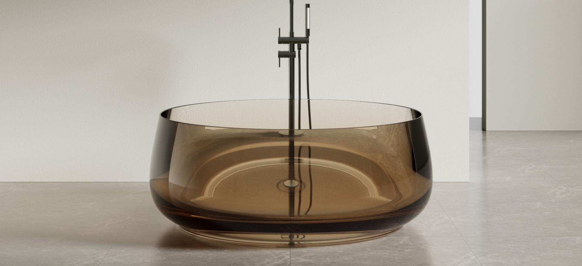 Translucent Resin Bathtub CPG-8846-1