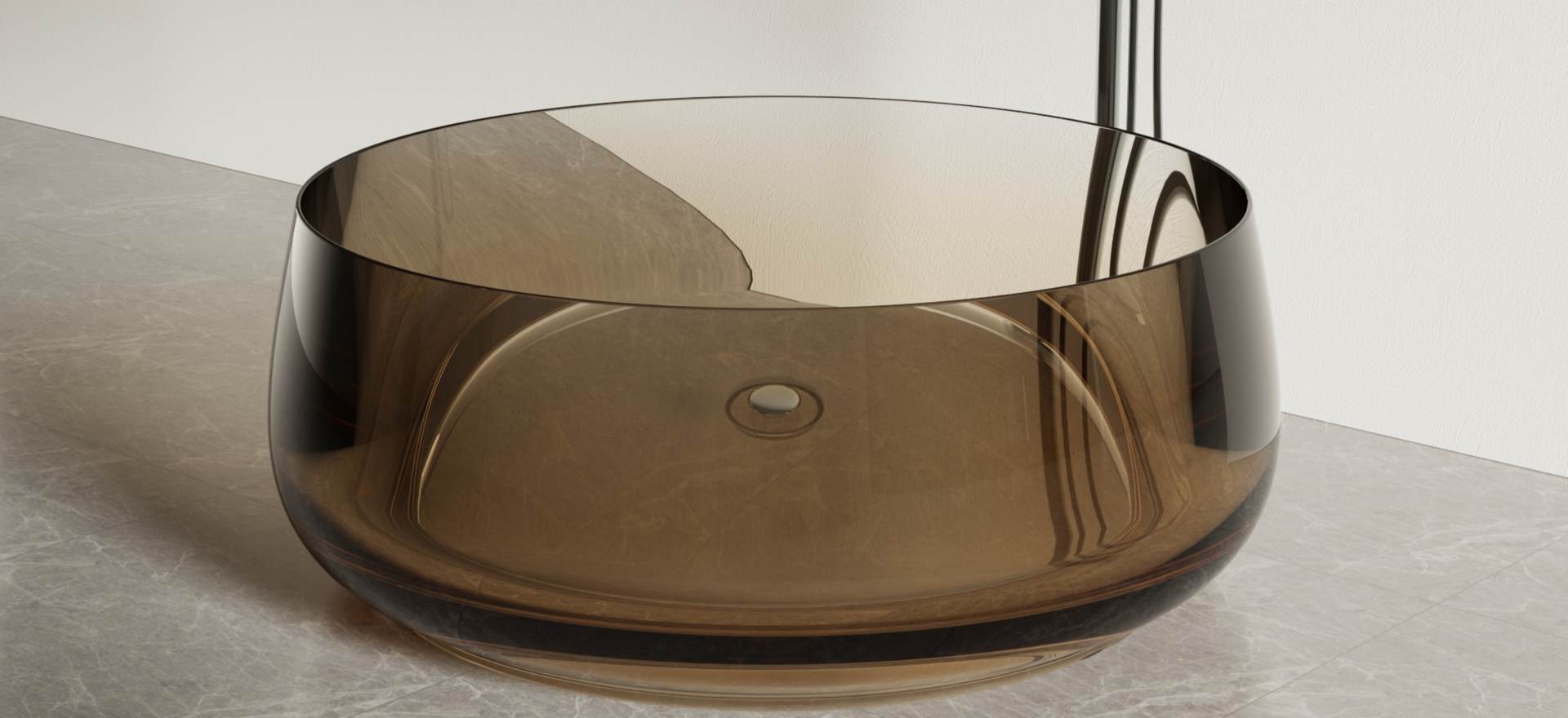 Translucent Resin Bathtub CPG-8846-2