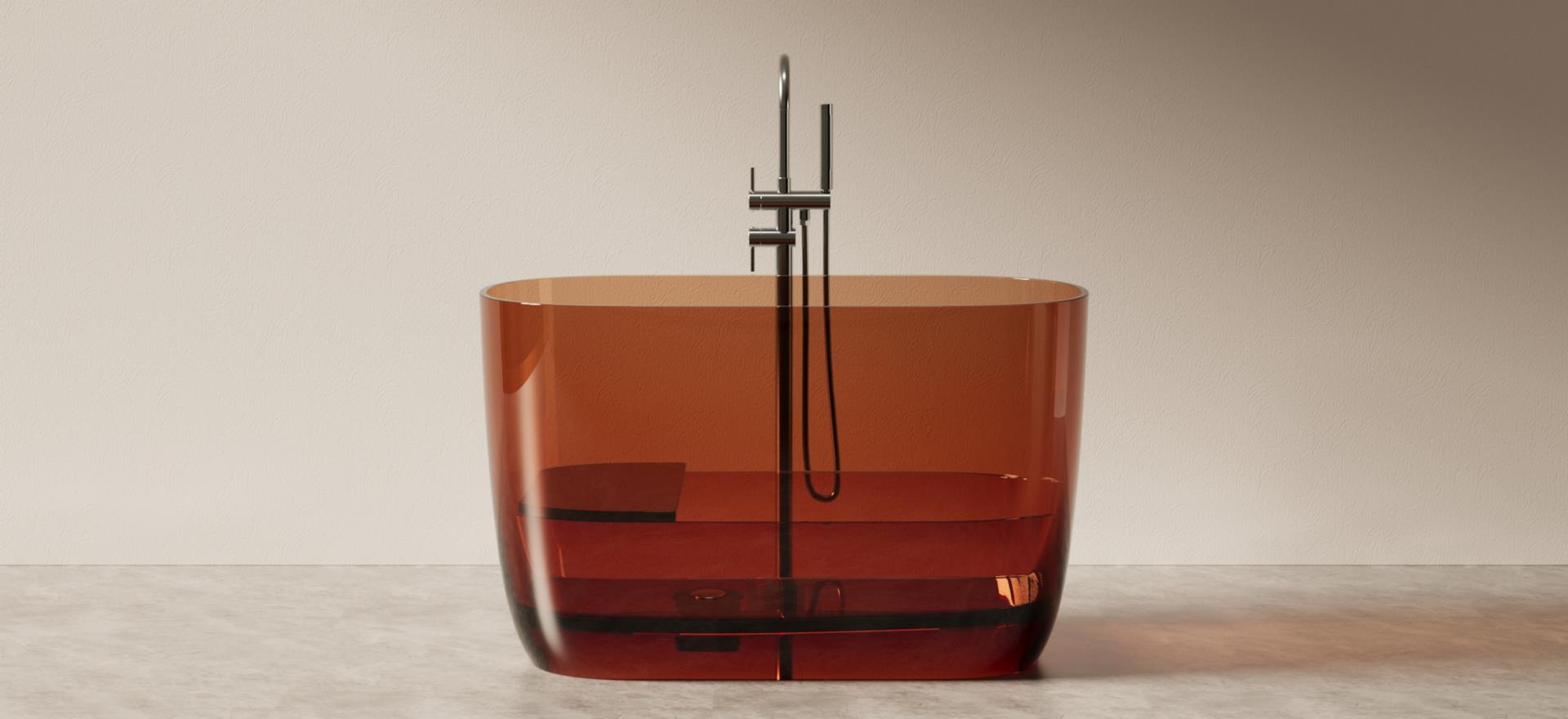 Translucent Resin Bathtub CPG-8853-1