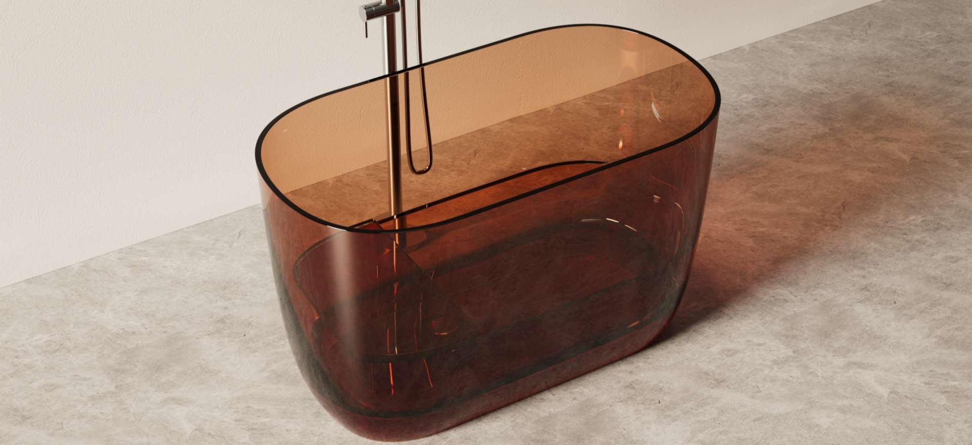 Translucent Resin Bathtub CPG-8853-3