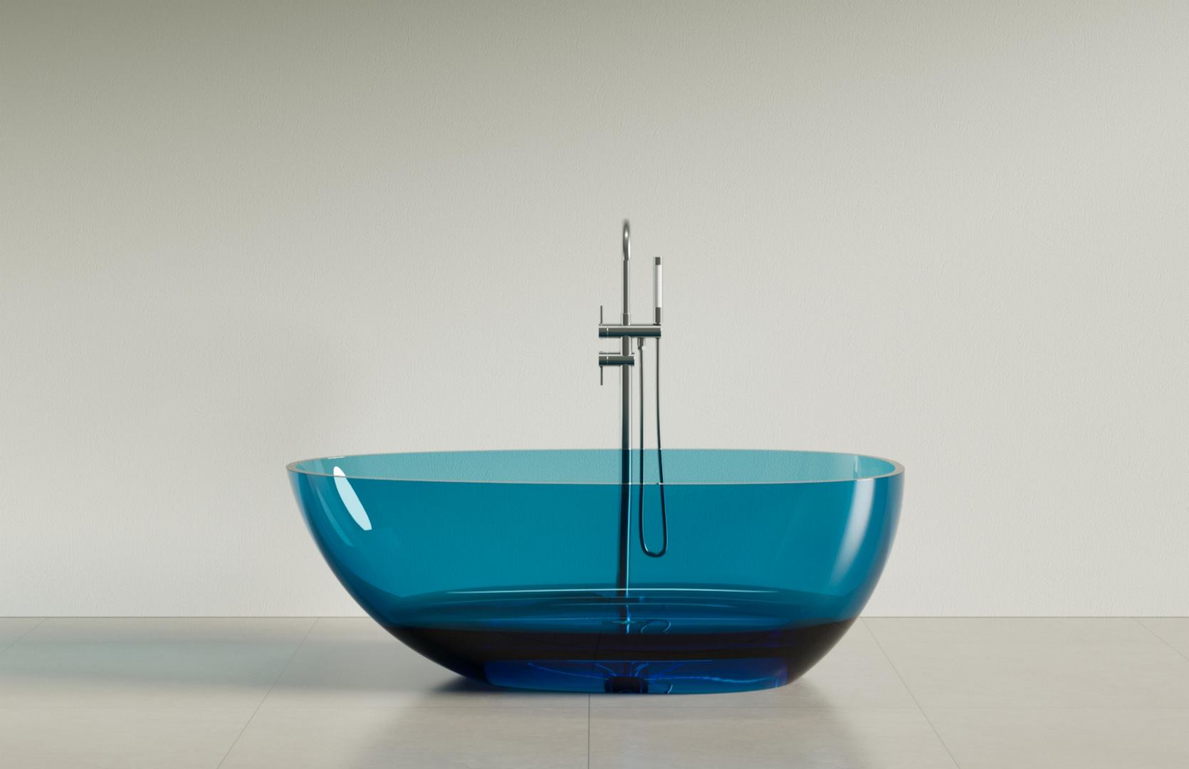 Translucent Resin Bathtub Main Image CPG-8802A