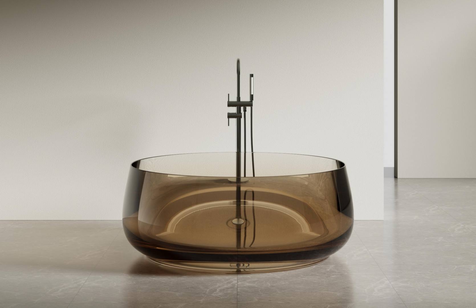 Translucent Resin Bathtub Main Image CPG-8846