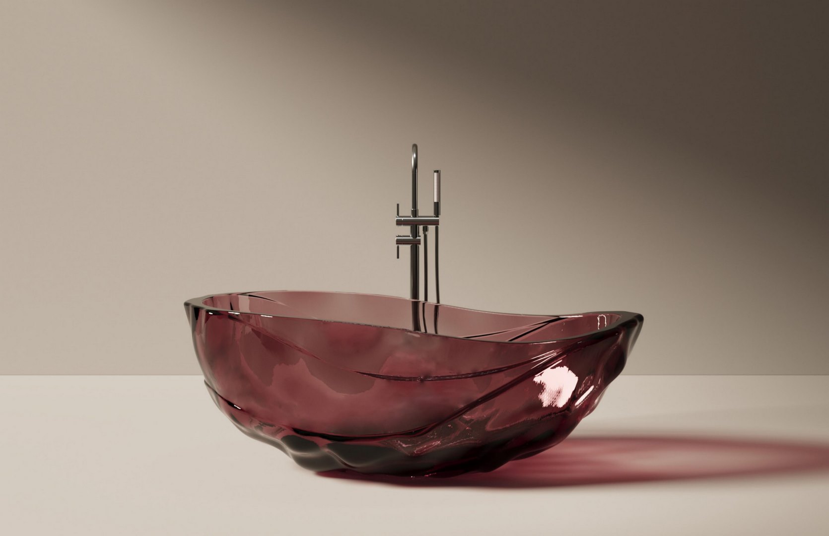 Translucent Resin Bathtub Main Image CPG-8852